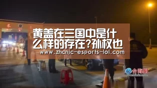 黄盖在三国中是什么样的存在?孙权也对他敬重三分:英雄联盟竞猜大厅 (图2) LOL全球总决赛下注官方网站